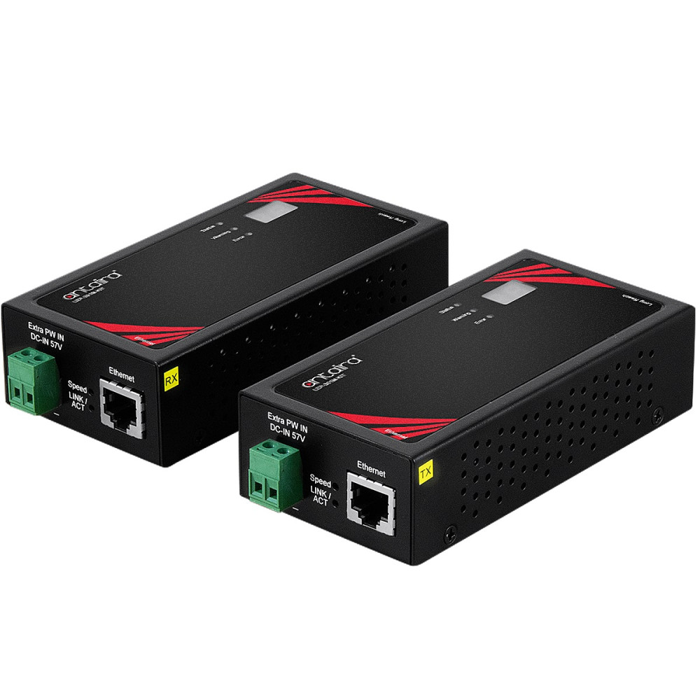 Antaira LEP-301M-KIT PoE extender kit for long-distance Ethernet and power transmission